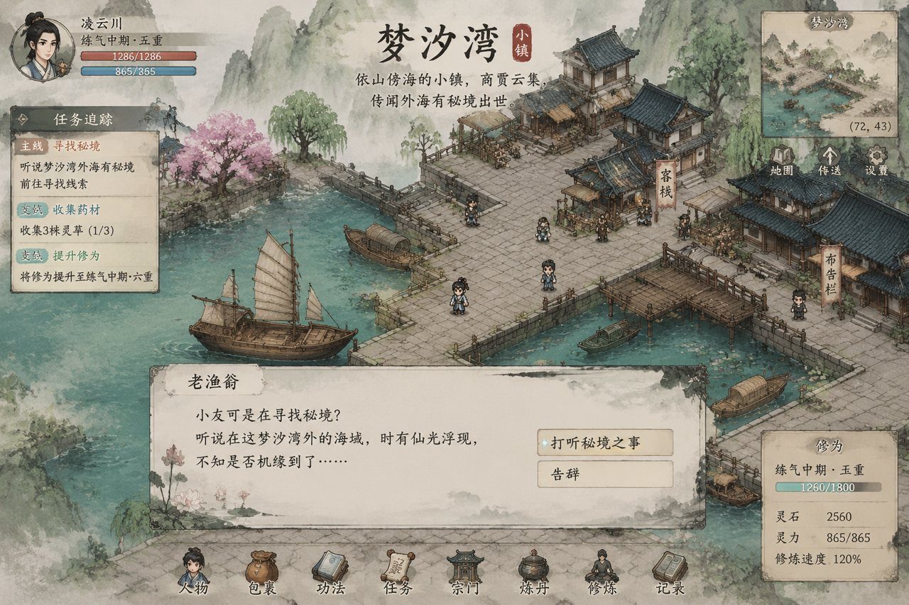 谪仙索欢录 场景演出 实机截图 5